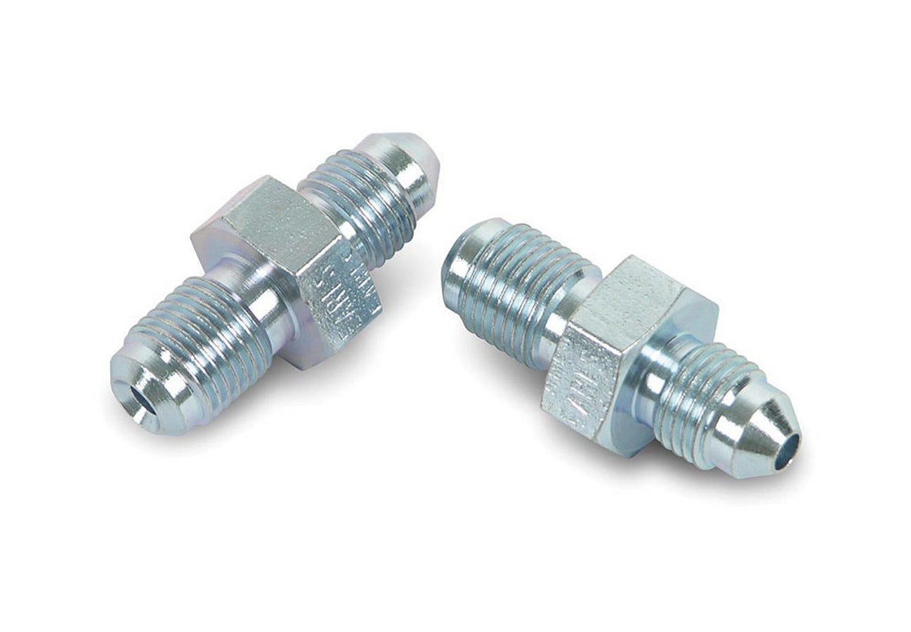 Fitting - Adapter - Straight - 3 AN Male to 10 mm x 1.00 Male - Steel - Natural - Pair