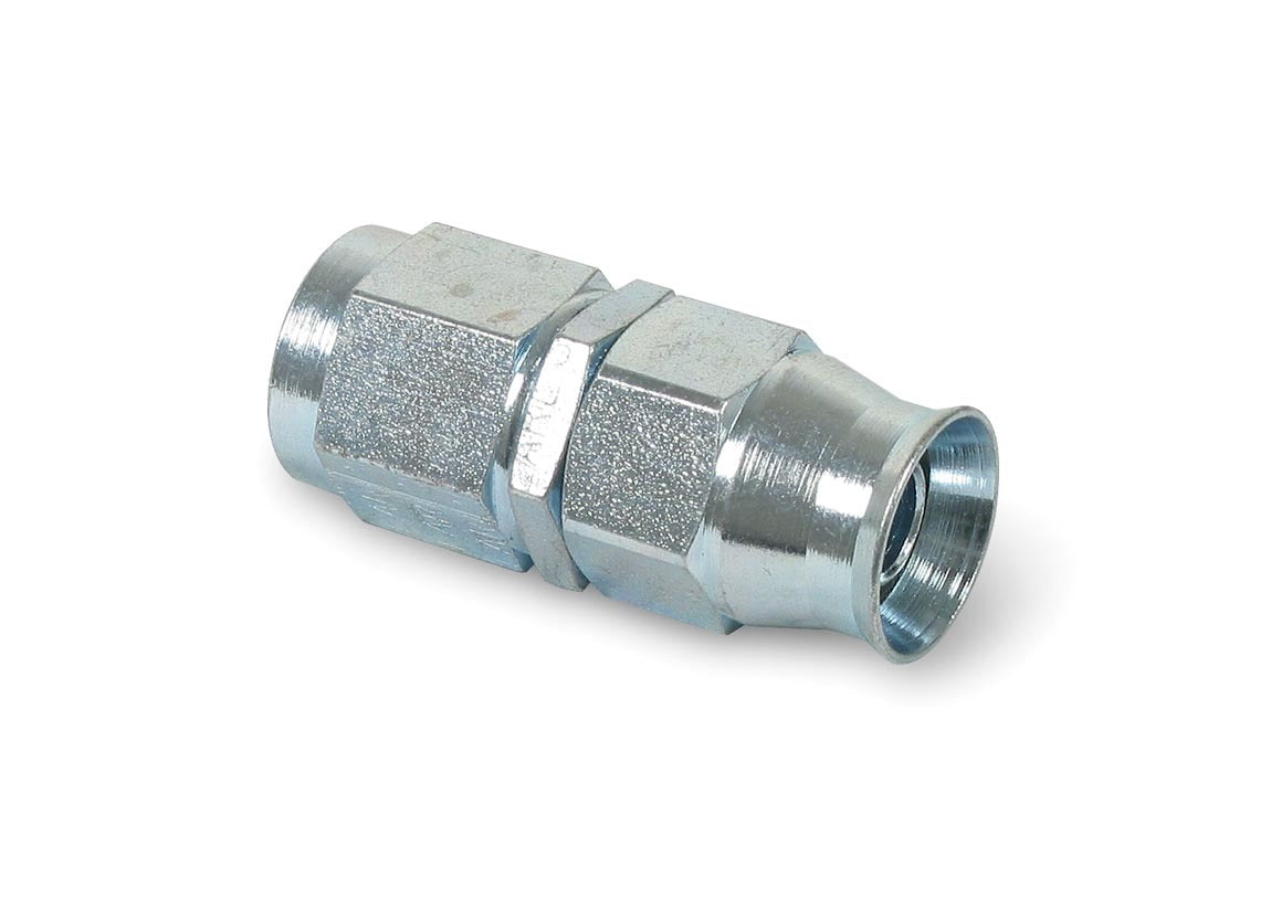 Fitting - Hose End - Speed Seal - Straight - 3 AN Hose to 3 AN Female - Steel - Natural - Each
