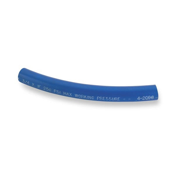 Hose - Super Stock - 8 AN - 10 ft - Reinforced Rubber Hose - Blue - Each