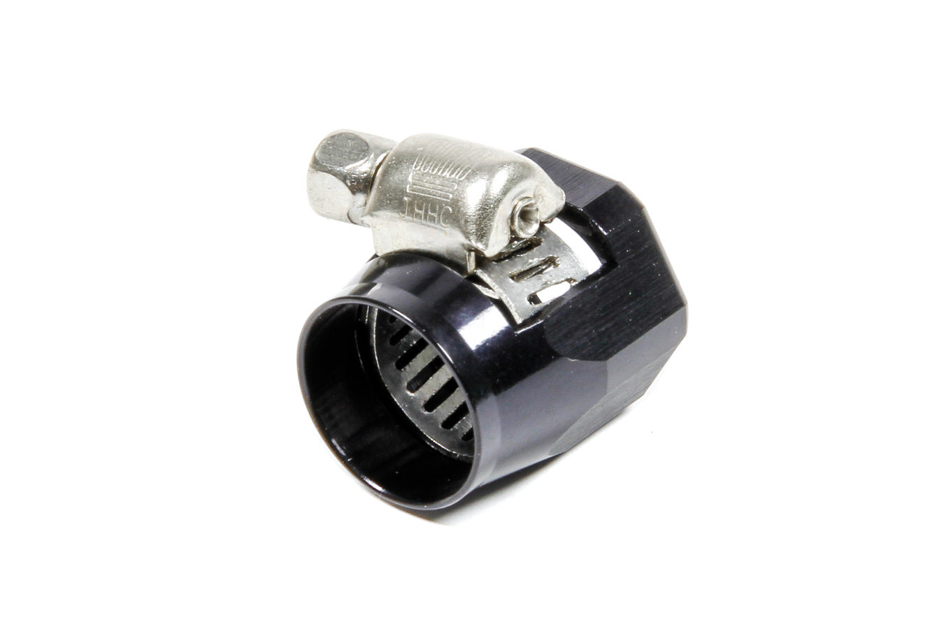 Hose Clamp - Worm Gear - Econ-O-Fit - 14 AN Hose - Hex - Aluminum - Black Anodized - Each