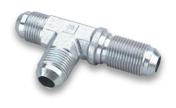 Fitting - Bulkhead Tee - 3 AN Male x 3 AN Male x 3 AN Male Bulkhead - Steel - Natural - Each