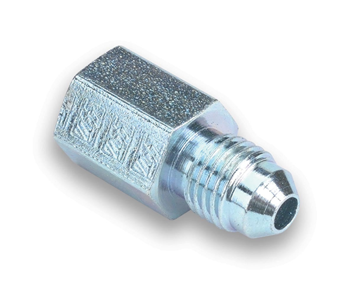 Fitting - Adapter - Straight - 3 AN Male to 1/8 in NPT Female - Steel - Natural - Each