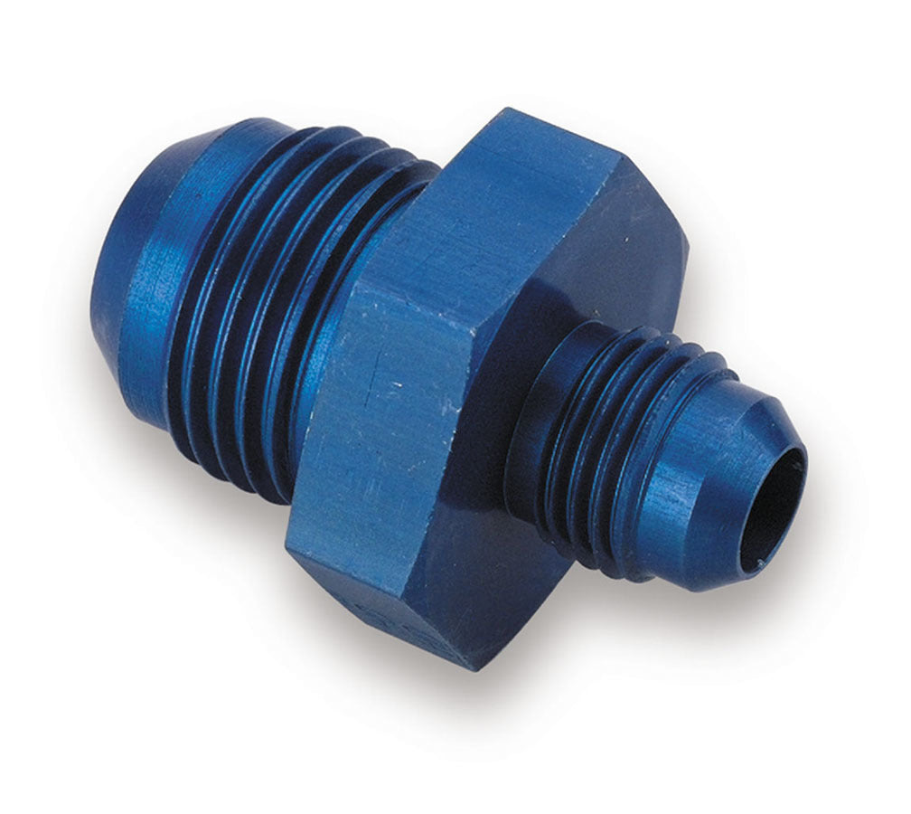 Fitting - Adapter - Straight - 12 AN Male to 10 AN Male - Aluminum - Blue Anodized - Each
