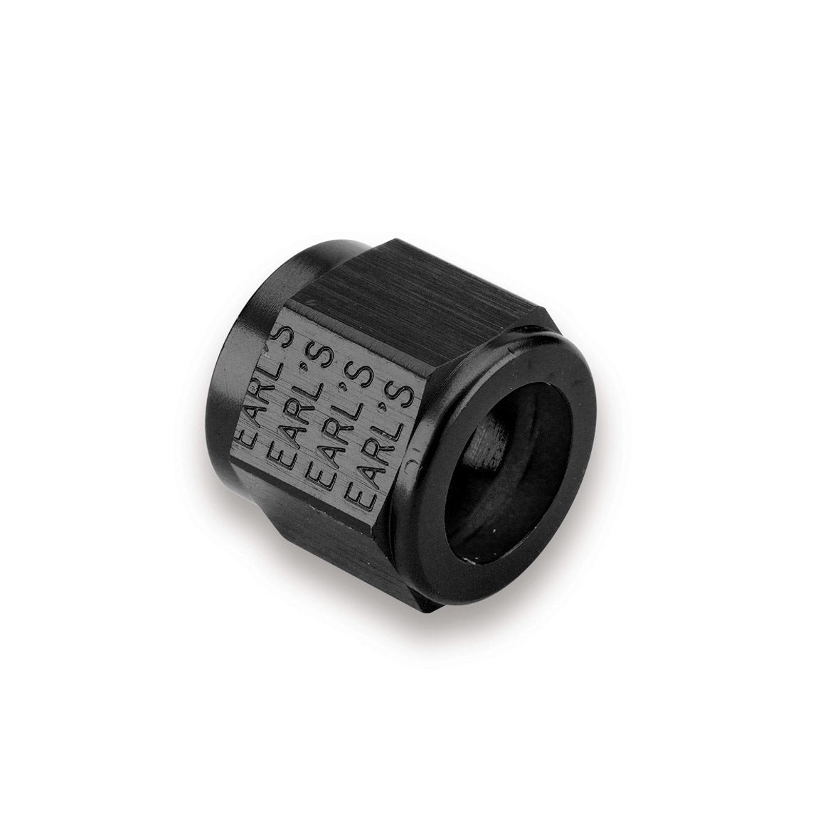 Fitting - Tube Nut - Ano-Tuff - 4 AN - 1/4 in Tube - Aluminum - Black Anodized - Pair