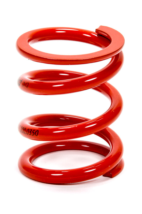 Bump Stop Spring - 2.250 in Free Length - 2.000 in OD - 5000 lb/in Spring Rate - Steel - Red Powder Coat - Each