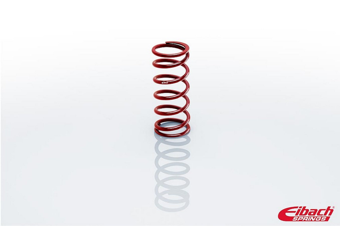 Coil Spring - Coil-Over - 1.63 in ID - 5 in Length - 130 lb/in Spring Rate - Steel - Red Powder Coat - Each