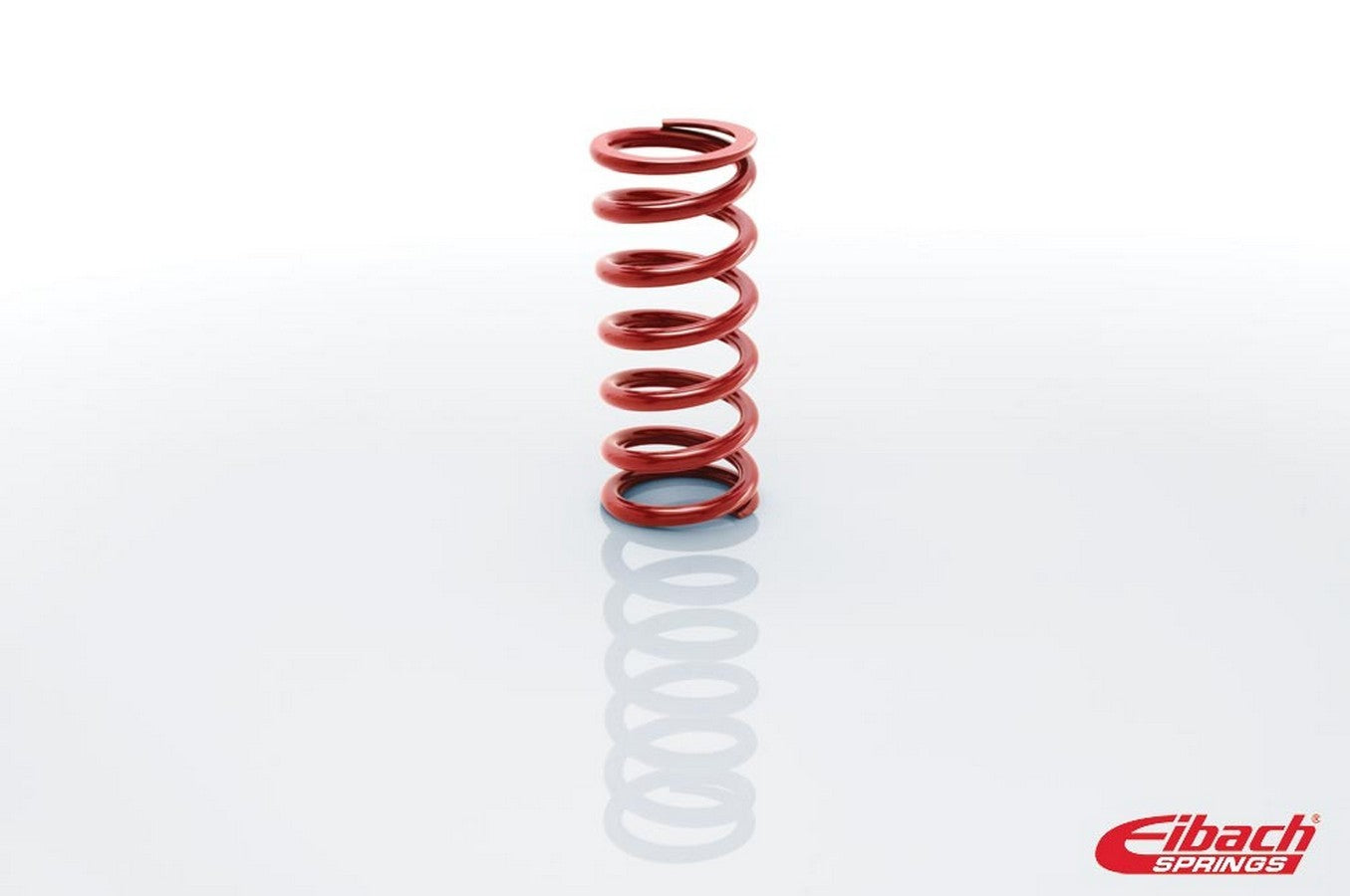 Coil Spring - Coil-Over - 2.5 in ID - 8 in Length - 325 lb/in Spring Rate - Steel - Red Powder Coat - Each
