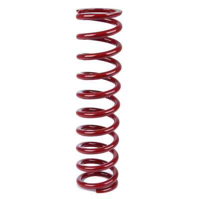 Coil Spring - Coil-Over - 2.5 in ID - 14 in Length - 150 lb/in Spring Rate - Steel - Red Powder Coat - Each