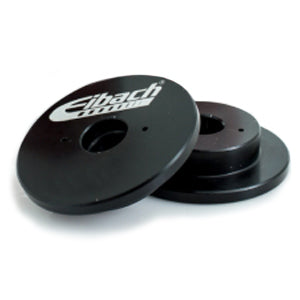 Bump Spring Cap - 1.630 in ID Spring - 0.625 in Shaft - Aluminum - Black Anodized - Pair