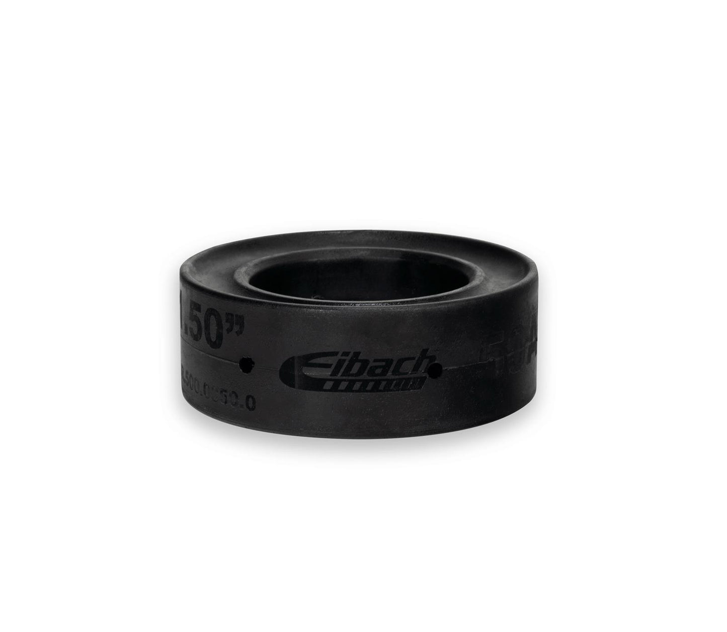 Spring Rubber - 50 Durometer - 2.5 in Springs - 1 in Height - Polyurethane - Black - Each