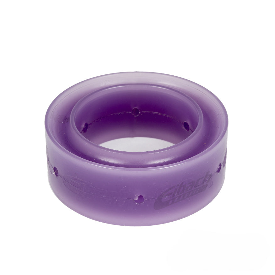 Spring Rubber - 60 Durometer - 2.5 to 3 in Barrel Springs - 1.5 in Height - Polyurethane - Purple - Each