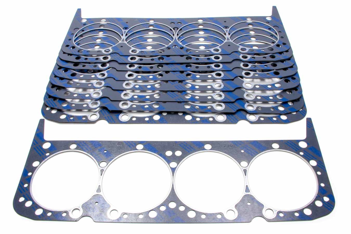 Cylinder Head Gasket - 4.190 in Bore - 0.041 in Compression Thickness - Steel Core Laminate - Small Block Chevy - Set of 10