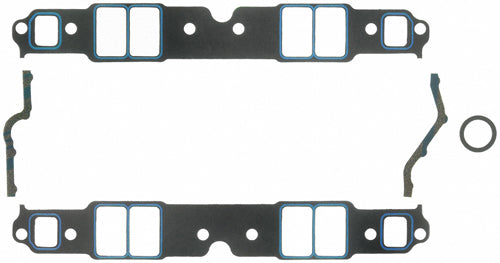 Intake Manifold Gasket - Printoseal - 0.06 in Thick - 1.38 x 2.28 in Rectangular Port - Composite - Small Block Chevy - Kit