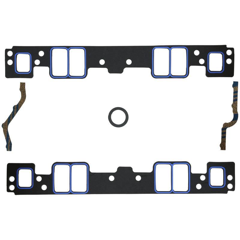 Intake Manifold Gasket - 0.12 in Thick - 1.3 x 2.31 in Rectangular Port - Composite - Small Block Chevy - Kit