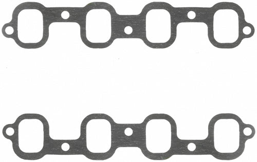 Intake Manifold Gasket - 0.045 in Thick - 1.52 x 2.07 in Rectangular Port - Composite - Chevy SB2 - Pair