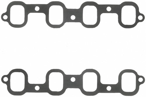 Intake Manifold Gasket - 0.06 in Thick - 1.52 x 2.07 in Rectangular Port - Composite - Chevy SB2 - Pair