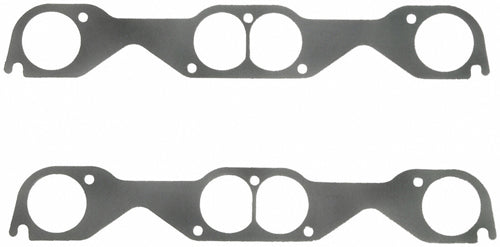 Engine & Accessories Header / Manifold Gasket - 2.190 in Round Port - Steel Core Laminate - Small Block Chevy - Pair