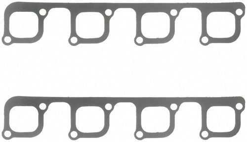 Engine & Accessories Header / Manifold Gasket - 1.860 x 1.680 in Rectangle Port - Steel Core Laminate - Small Block Ford - Pair