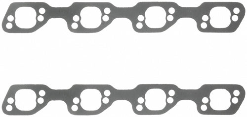 Engine & Accessories Header / Manifold Gasket - 1.400 in Peanut Port - Steel Core Laminate - Splayed Valve Heads - Small Block Ford - Pair