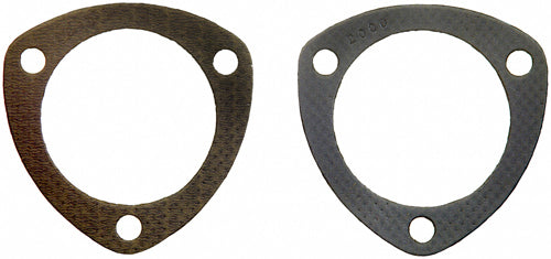 Collector Gasket - 0.086 in Thick - 2.75 in Diameter - 3-Bolt - Steel Core Laminate - Pair