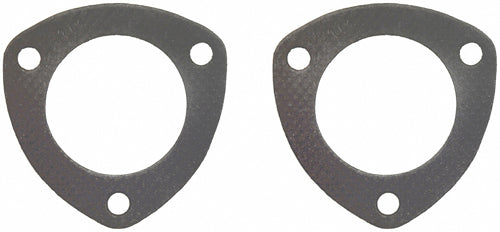 Collector Gasket - 0.086 in Thick - 2.5 in Diameter - 3-Bolt - Steel Core Laminate - Pair