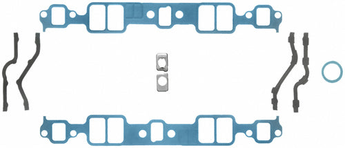 Intake Manifold Gasket - 1.216 x 1.988 in Rectangular Port - Steel Core Laminate - Small Block Chevy - Kit