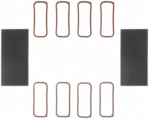 Intake Manifold Gasket - 1.385 x 3.621 in Rectangle Port - Rubber - GM LS-Series - Kit