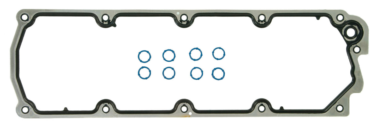 Valley Cover Gasket - 0.125 in Thick - Steel Core Silicone Rubber - GM LS-Series - Each