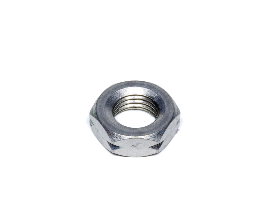 Jam Nut - 7/16-20 in Left Hand Thread - Aluminum - Natural - Each