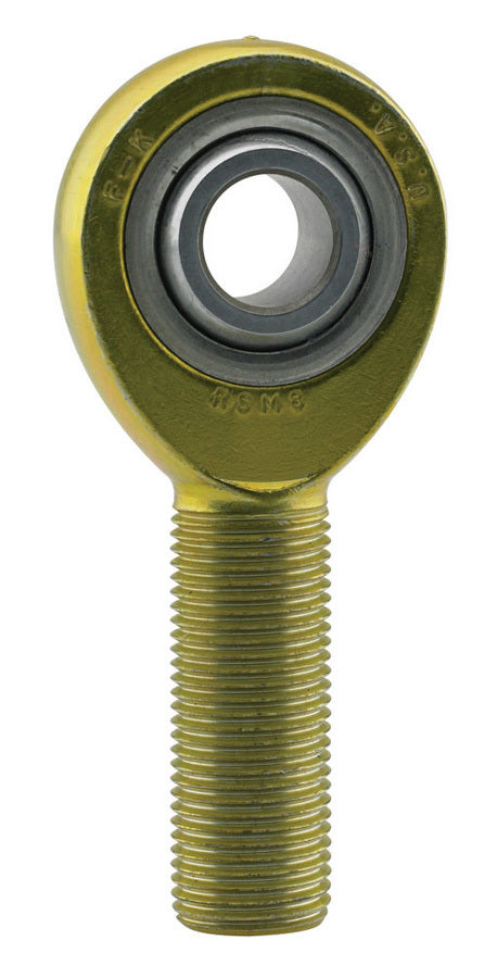 Rod End - Spherical - 1/2 in Bore - 5/8-18 in Left Hand Male Thread - Steel - Chromate / Zinc Oxide - Each