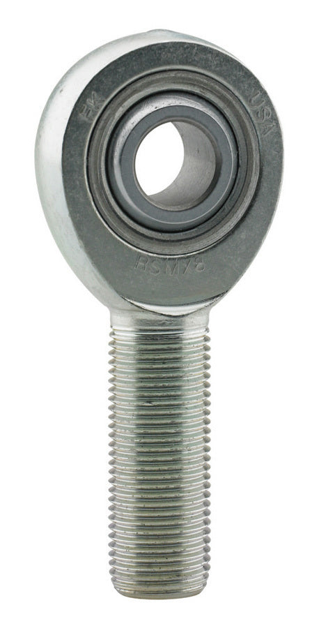 Rod End - Spherical - 5/8 in Bore - 3/4-16 in Right Hand Male Thread - PTFE Lined - Steel - Chromate / Zinc Oxide - Each