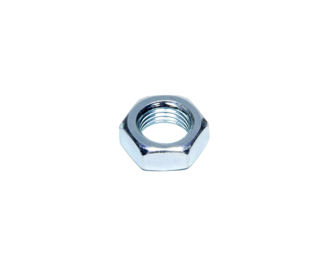Jam Nut - 3/8-24 in Right Hand Thread - Steel - Zinc Oxide - Each
