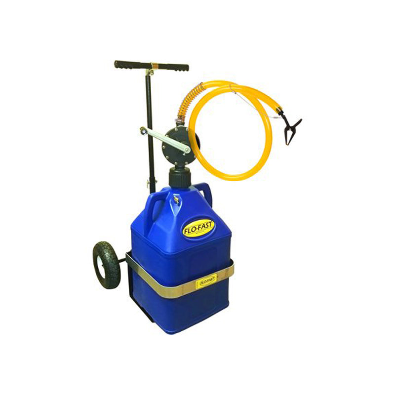 Transfer Pump - Pro-Model - Manual - Hand Crank - Plastic - Blue - 15 gal Jugs - Kit