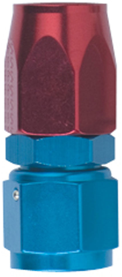 Fitting - Hose End - 3000 Series - Straight - 6 AN Hose to 6 AN Female - Aluminum - Blue Anodized - Each