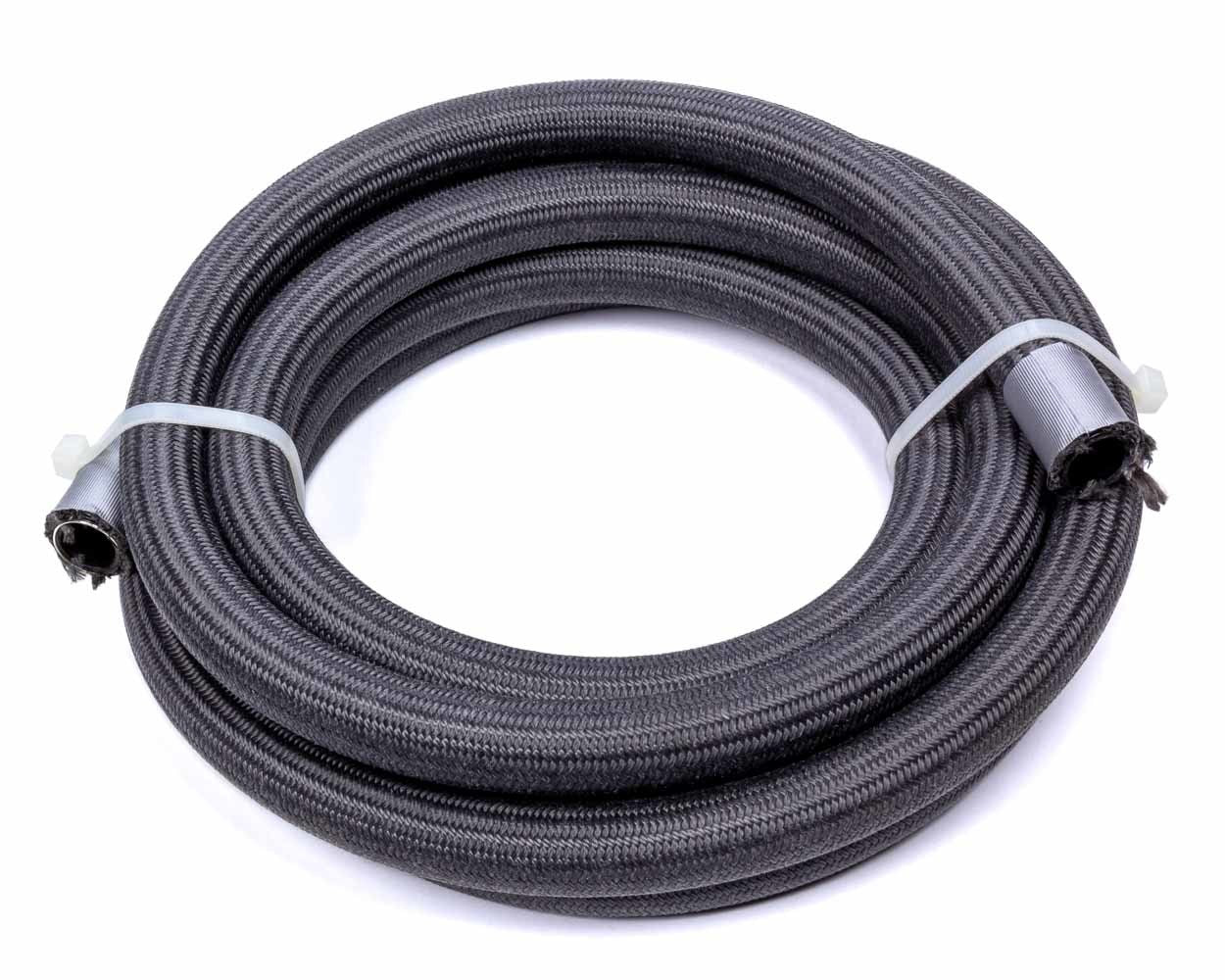 Hose - Race-Rite Pro - 8 AN - 10 ft - Wire Reinforced - Braided Fire Retardant Fabric / PTFE - Black - Each