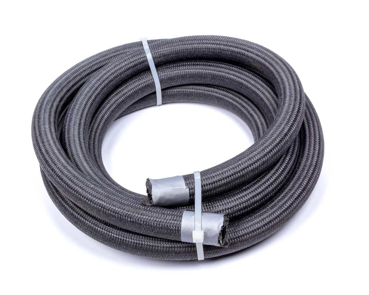 Hose - Race-Rite Pro - 10 AN - 15 ft - Braided Fire Retardant Fabric - Wire Reinforced - PTFE - Black - Each