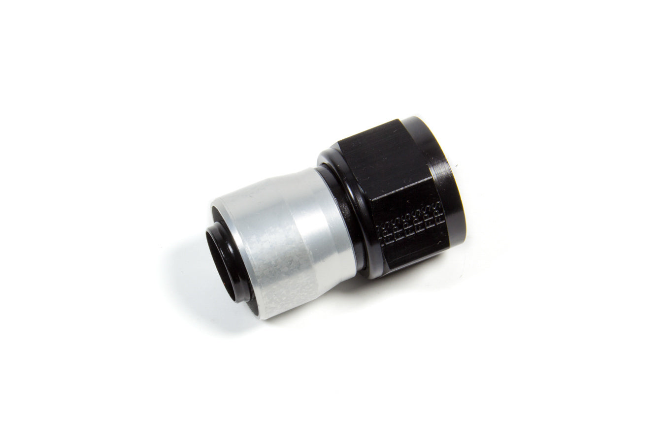 Fitting - Hose End - Sport-Crimp - Straight - 16 AN Hose to 16 AN Female - Aluminum - Black / Silver Anodized - Each