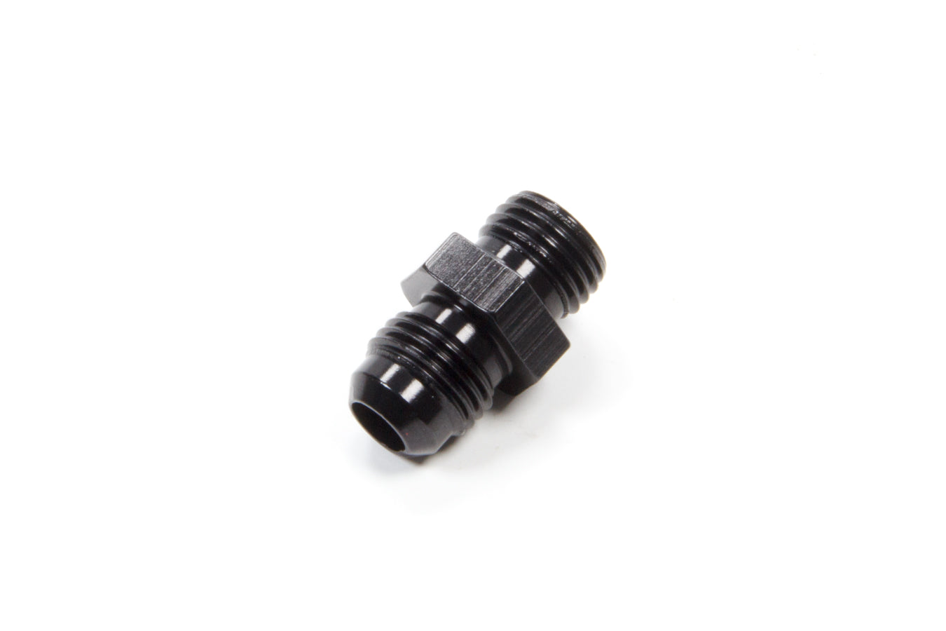 Fitting - Adapter - Straight - 6 AN Male to 14 mm x 1.50 Male - Aluminum - Black Anodized - Each