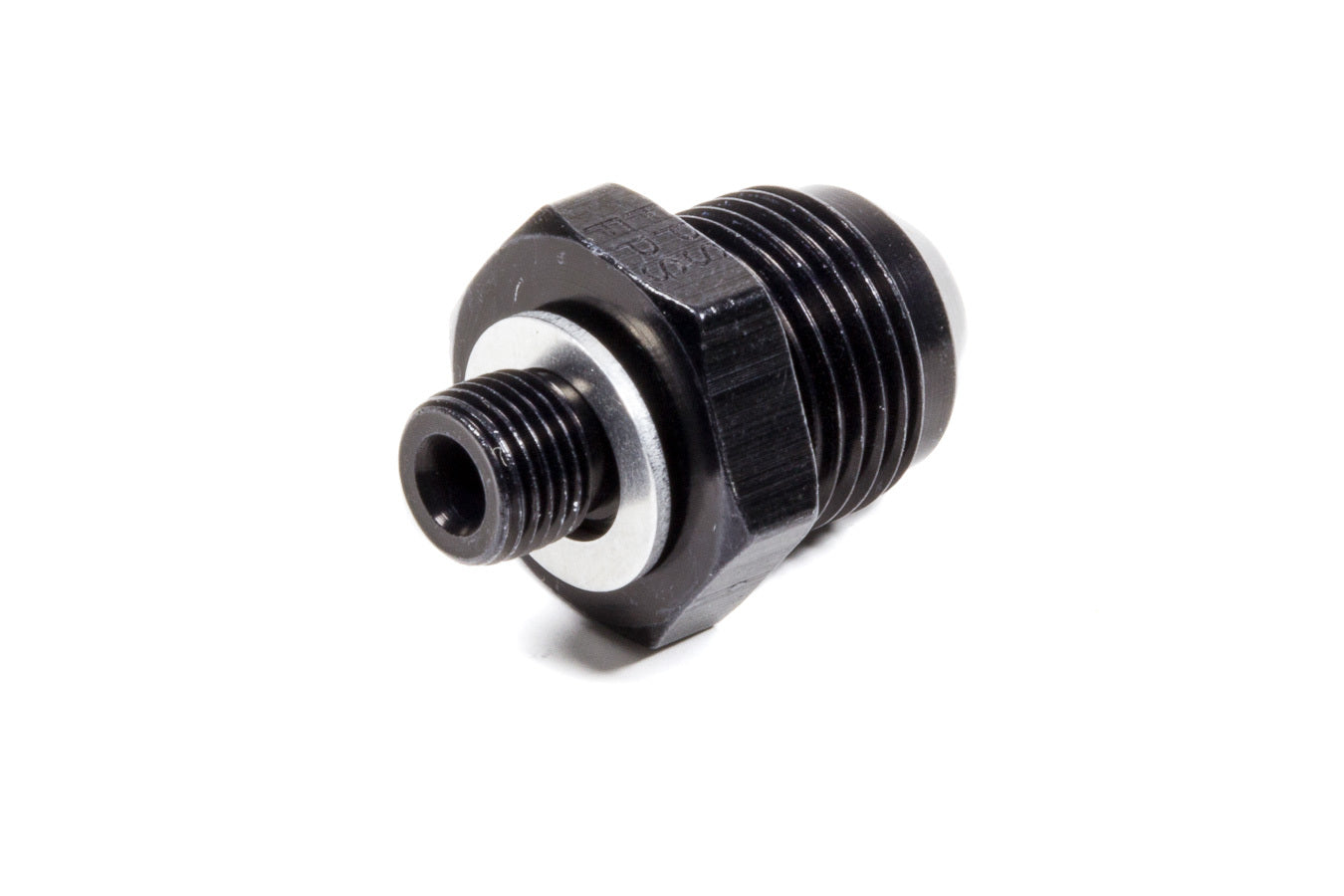 Fitting - Adapter - Straight - 8 AN Male to 10 mm x 1.00 Male - Aluminum - Black Anodized - Each