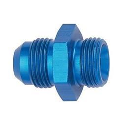 Fitting - Adapter - Straight - 8 AN Male to 14 mm x 1.50 Male - Aluminum - Blue Anodized - Each