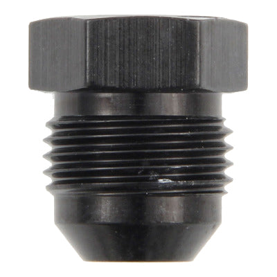 Fitting - Plug - 10 AN - Hex Head - Aluminum - Black Anodized - Each