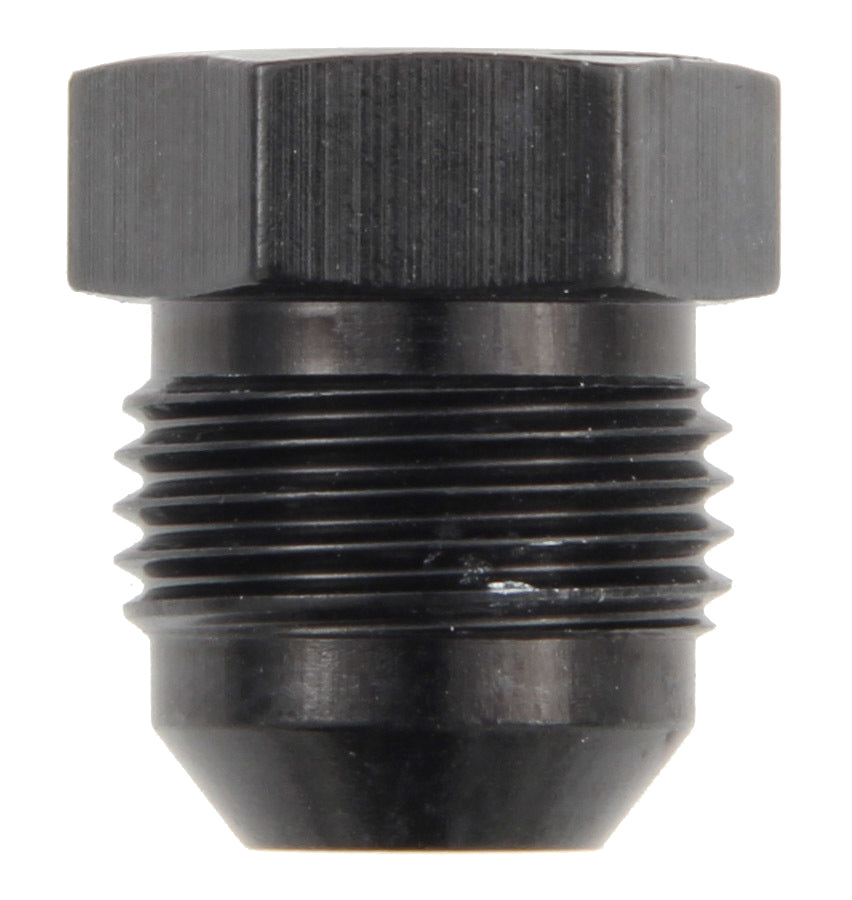 Fitting - Plug - 12 AN - Hex Head - Aluminum - Black Anodized - Each