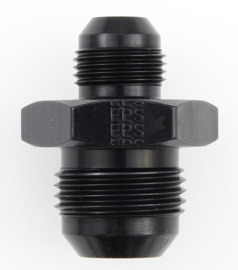 Fitting - Adapter - Straight - 12 AN Male to 8 AN Male - Aluminum - Black Anodized - Each