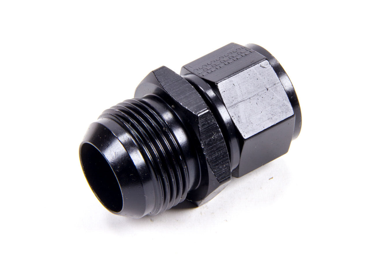 Fitting - Adapter - Straight - 12 AN Female Swivel to 16 AN Male - Aluminum - Black Anodized - Each