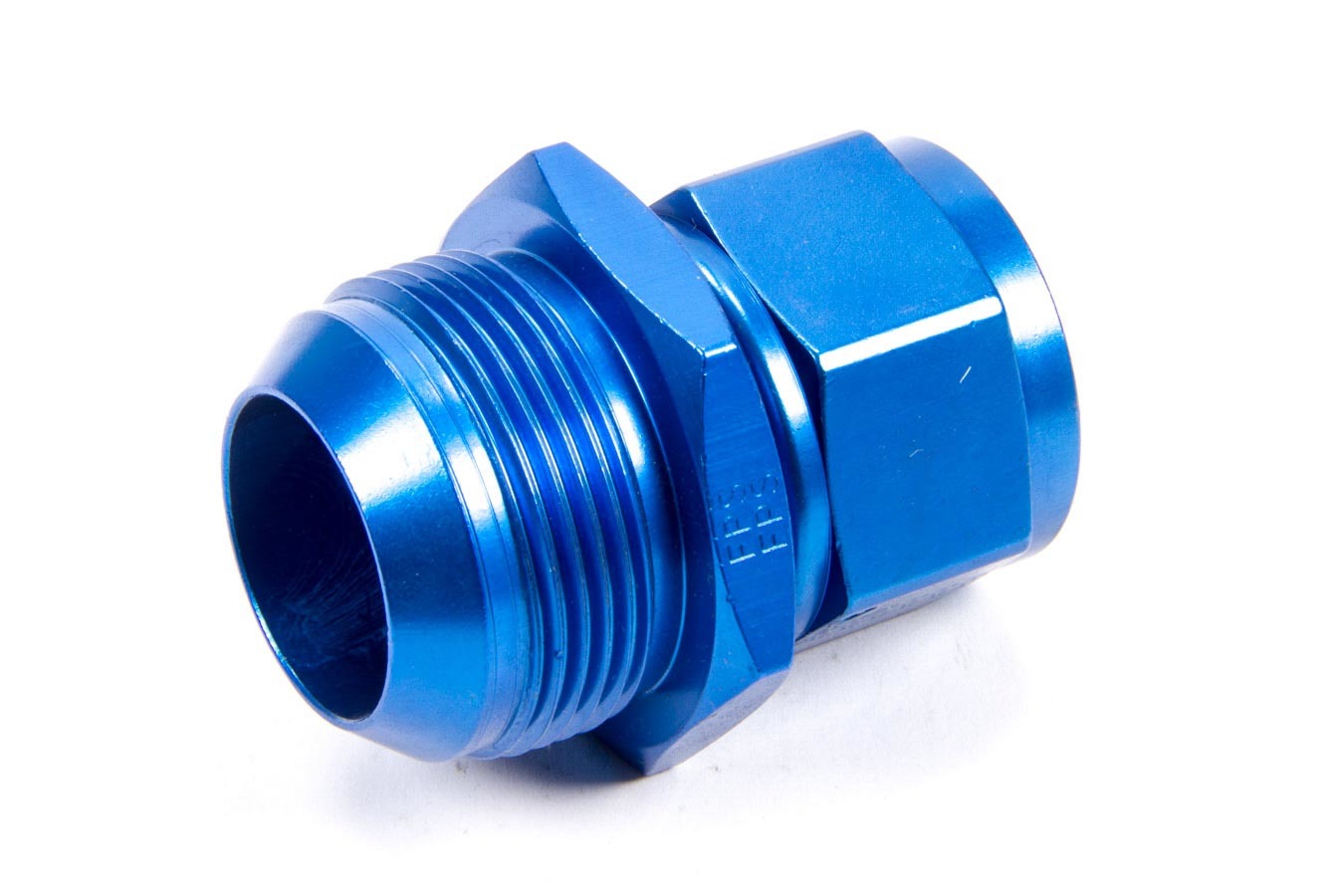 Fitting - Adapter - Straight - 16 AN Female Swivel to 20 AN Male - Aluminum - Blue Anodized - Each