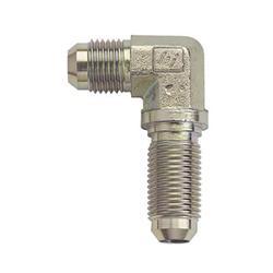 Fitting - Bulkhead - 90 Degree - 3 AN Male to 3 AN Male Bulkhead - Steel - Cadmium - Each