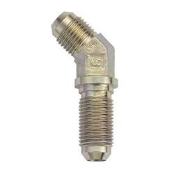 Fitting - Bulkhead - 45 Degree - 3 AN Male to 3 AN Male Bulkhead - Steel - Natural - Each
