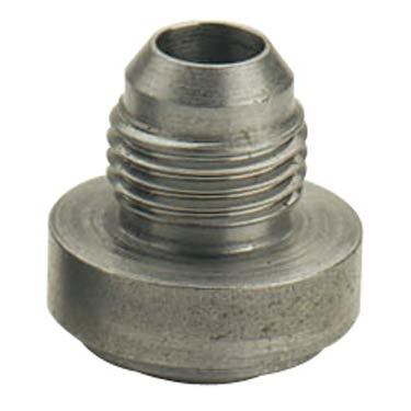 Bung - 8 AN Male - Weld-On - 1 in Step - Steel - Natural - Each