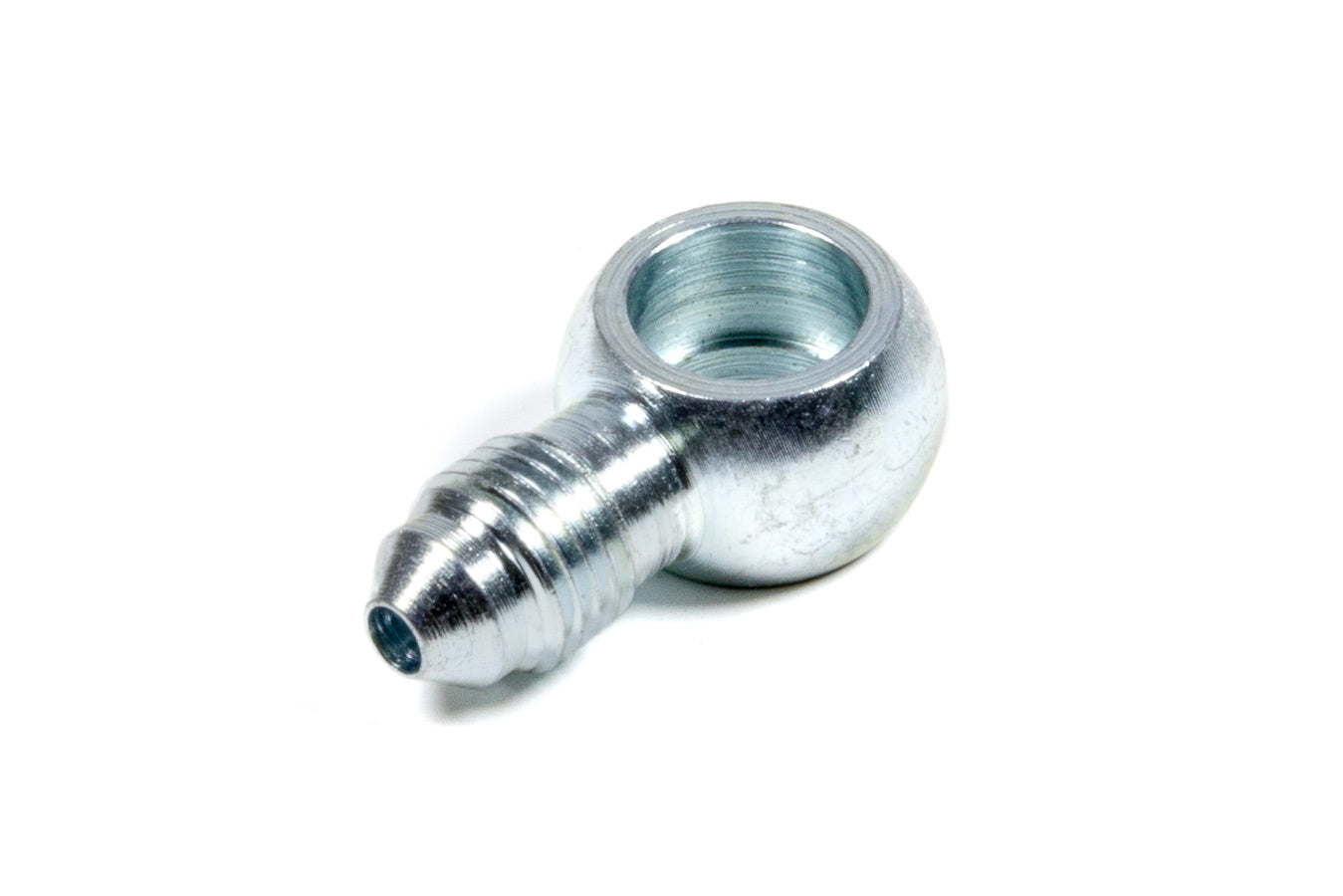 Fitting - Hose End - Banjo - Straight - 3 AN Hose to 3/8 in Banjo - Steel - Zinc Plated - Each