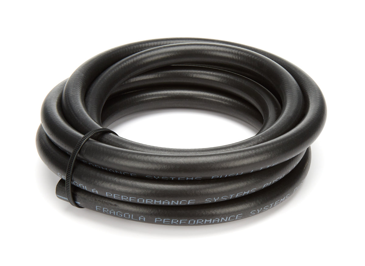 Hose - Series 8300 Push-Lite - 4 AN - 10 ft - Rubber - Black - Each